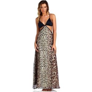 Vitamin A Valentina Bikini Dress Leopard Print